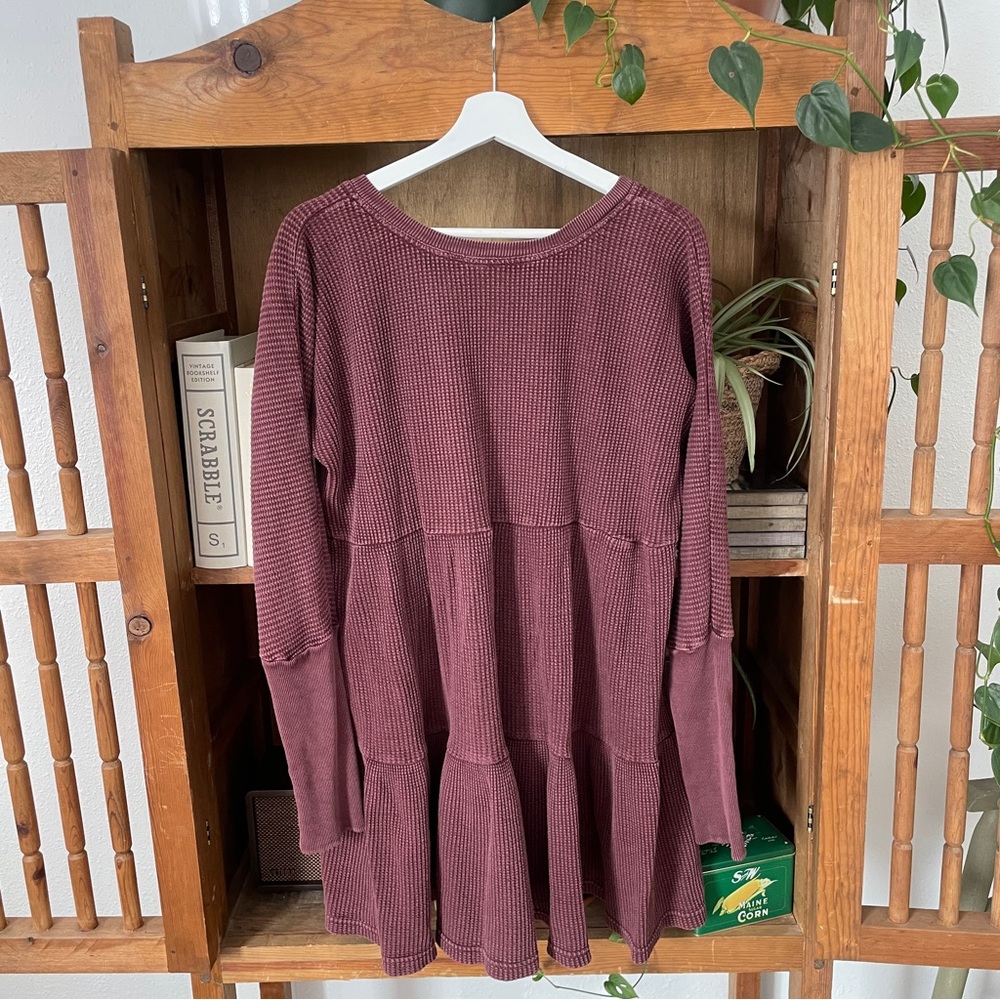 Free People Jolene Mini Dress - Wine/burgundy - Picture 4 of 6